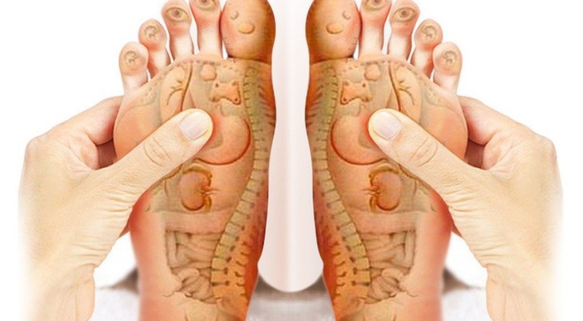 Massage tác động vào những vùng nào của chân?