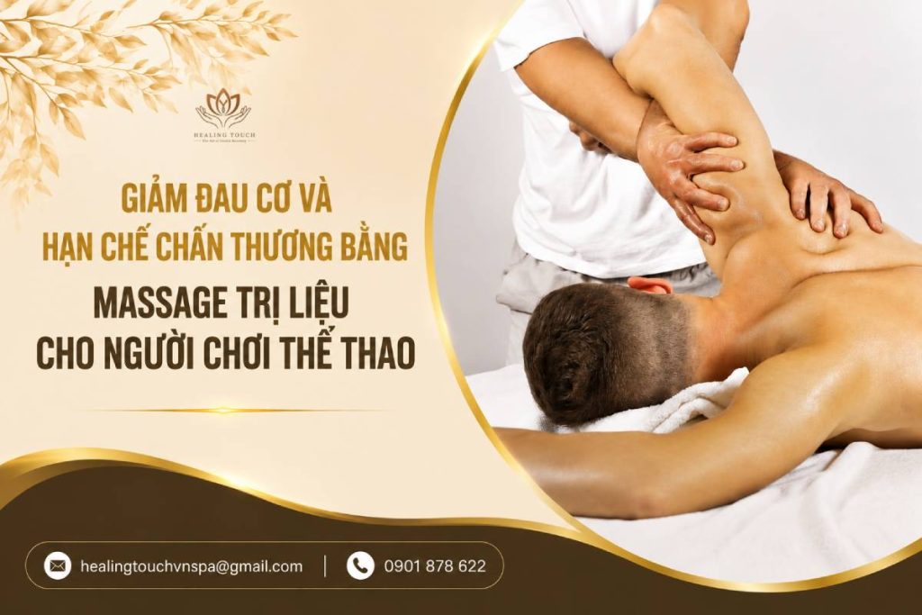 Massage trị liệu cho người chơi thể thao