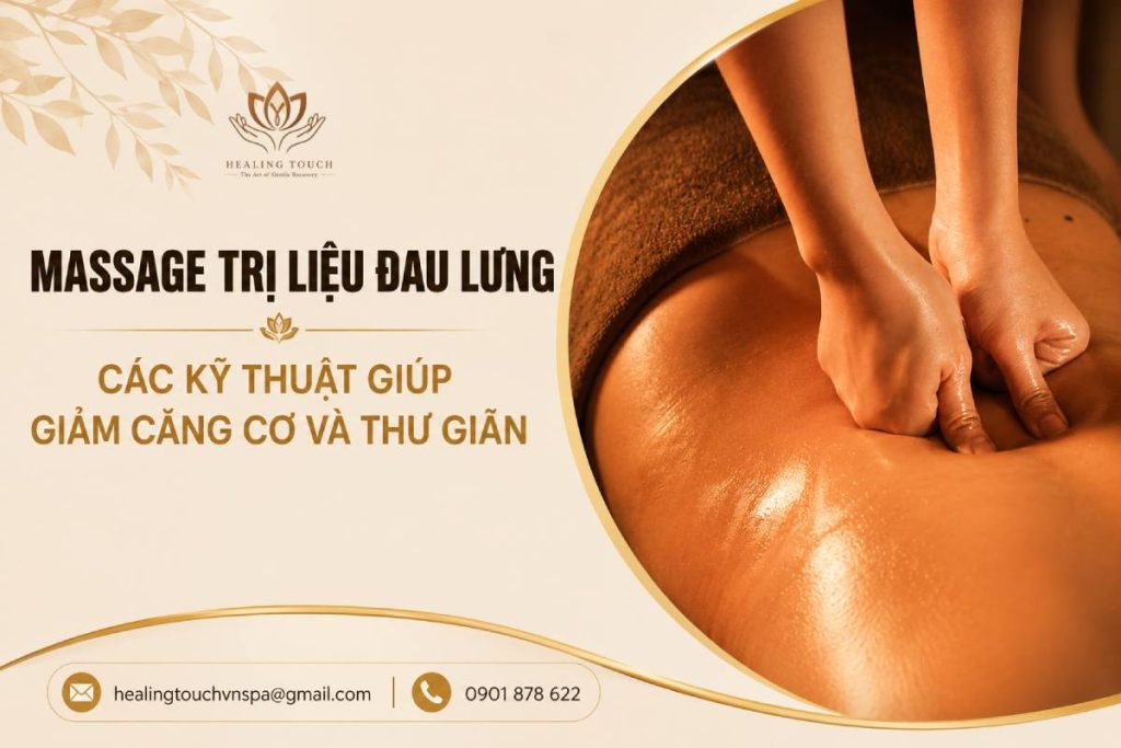 massage trị liệu đau lưng