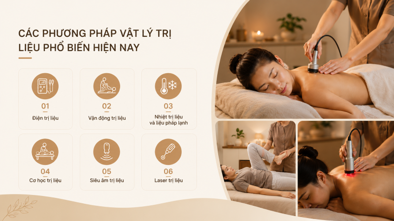 Các phương pháp vật lý trị liệu phổ biến hiện nay 