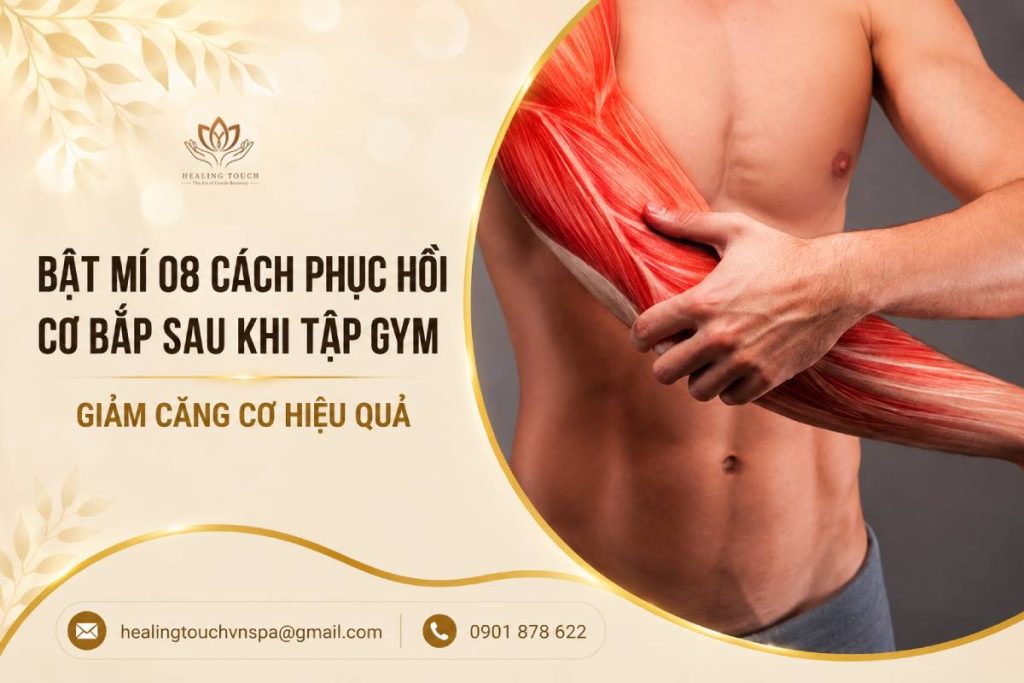 cách phục hồi cơ bắp sau khi tập gym