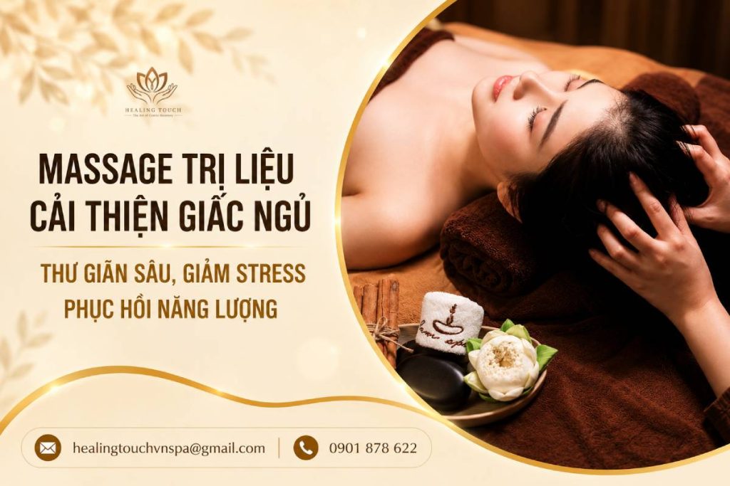 massage trị liệu cải thiện giấc ngủ