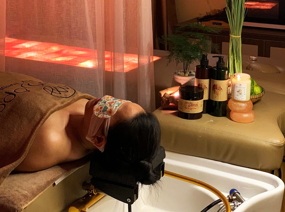 Lotus Spa - Gội đầu dưỡng sinh - Massage trị liệu